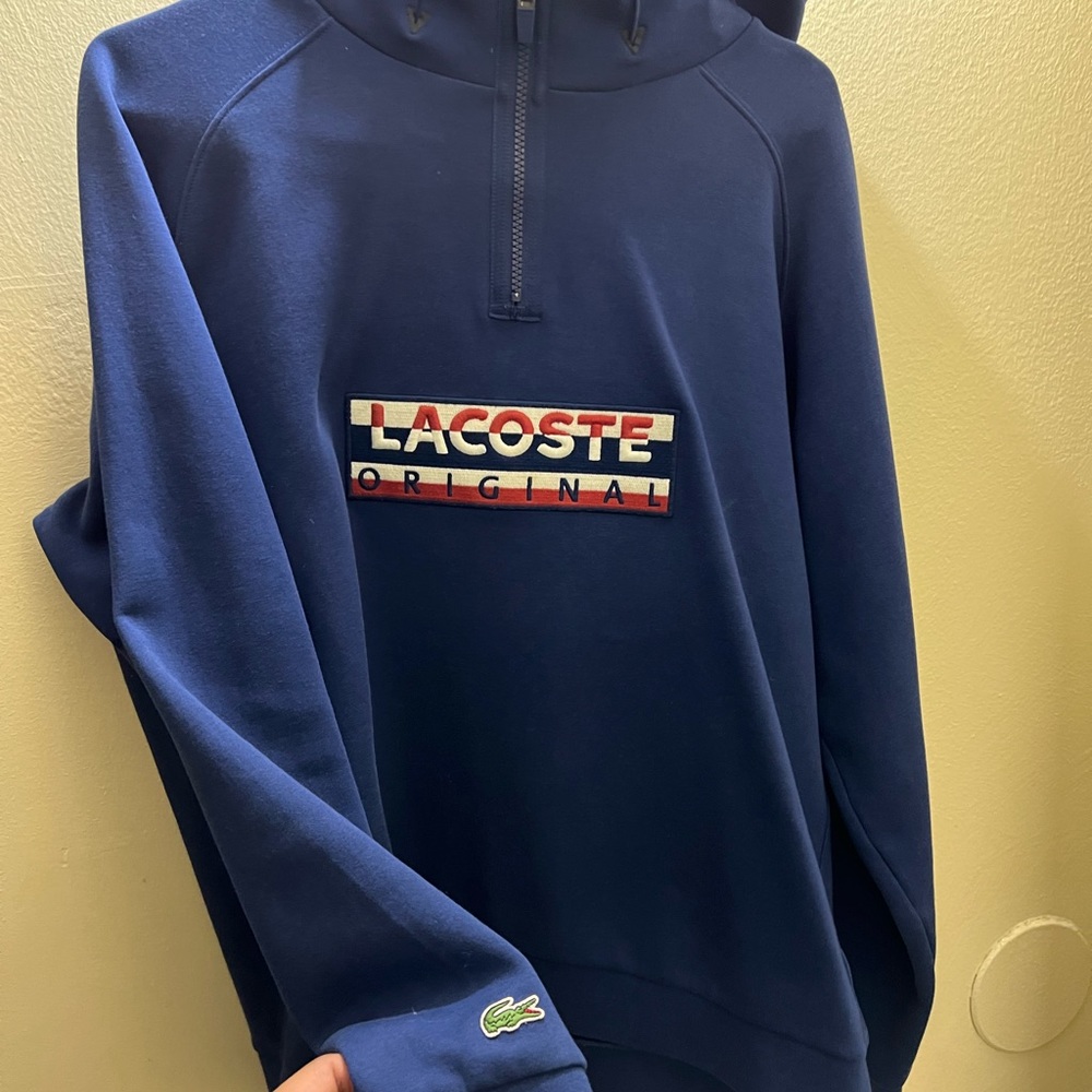 Lacoste zip up hoodie
